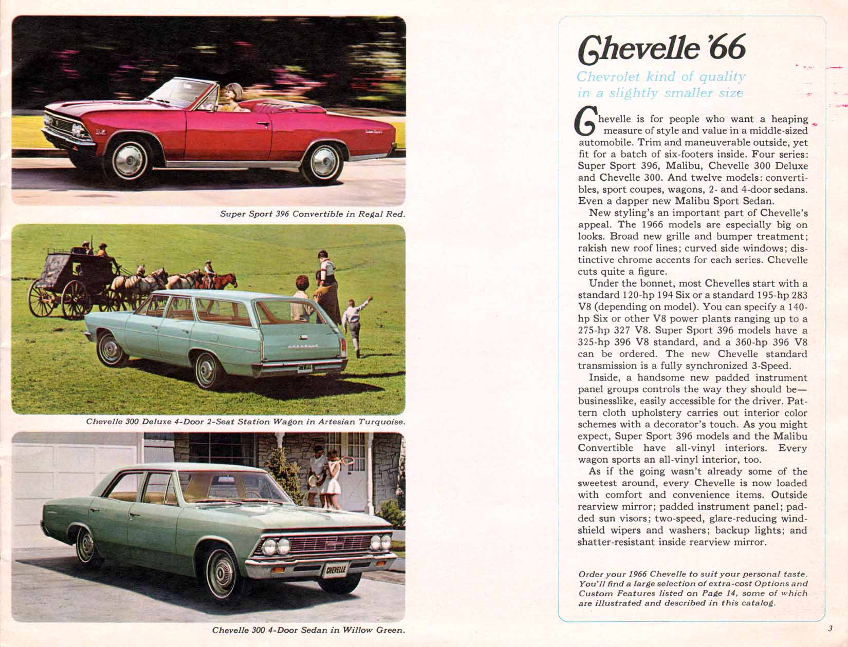 1966 Chev Chevelle Brochure Page 15